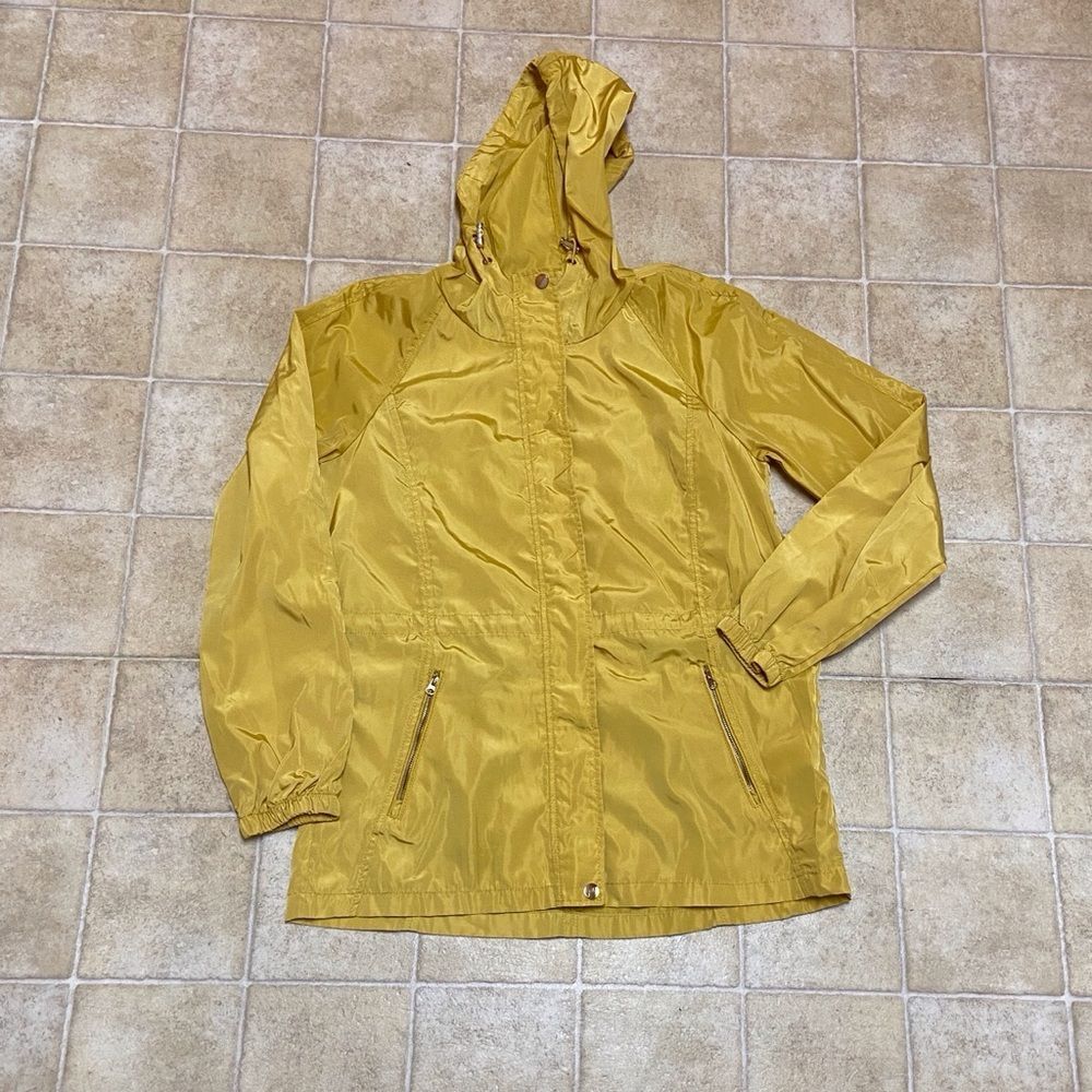 Ci Sono Trede Mark EST Original Unisex Mustard Hooded Raincoat